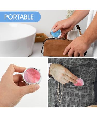 Buy WLLHYF 2PCS Metal Pill Case - 3 Compartment Portable Decorative Pill Organizer for Vitamins & Medicines - Retro Travel Pillbox for Purse & Pocket - Buy Online on GoSupps.com