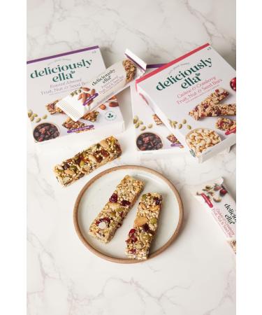 Deliciously Ella Cashew & Cranberry Bars - Gluten-Free Vegan Snack (12x40g) - Buy Online on GoSupps.com