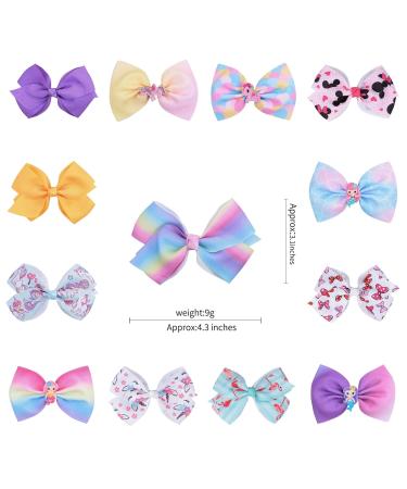 30 Pcs Unicorn Hair Bows Grosgrain Ribbon Alligator Clips - 5 Inch Hair Accessories for Girls - Buy Online on GoSupps.com