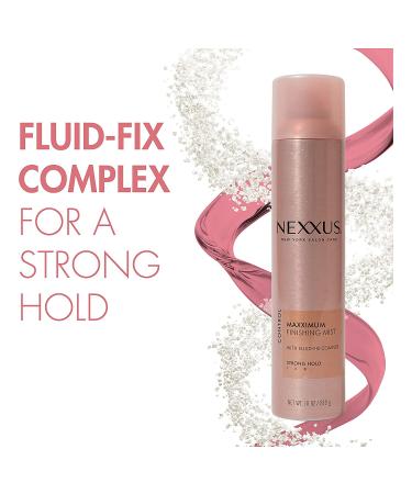 Nexxus Maximum Hold Finishing Hair Spray 10 oz - Control and Style Hair with Women's Hairspray - Buy Online on GoSupps.com