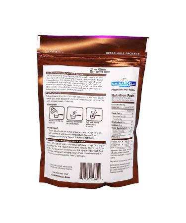Ghirardelli Mocha Hot Chocolate Pouch - 10.5 oz | Rich & Creamy Cocoa Mix - Buy Online on GoSupps.com