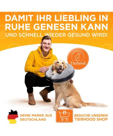 Tierhood Inflatable Break Ruff for Dogs & Cats | Protective Dog Collar for Neck & Sore Crates - Shop Internationally! - Buy Online on GoSupps.com
