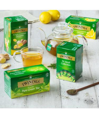 Buy Twinings Pure Green Tea High-Quality Green Tea Bags | 25 Tea Bags (50g) - Fresh Original Flavor | International Shipping - Buy Online on GoSupps.com