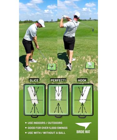 Premium Birdie Mat: Swing Training Mat for Precise Swing Path Analysis and Ball Impact Assessment - Buy Online on GoSupps.com