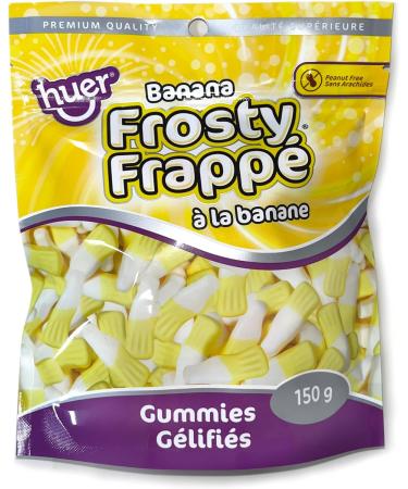 Huer - Frosty Trial 3 Pack with Strawberry Banana and Mango Fruity Creamy Milkshake Flavour Soft and Chewy Gummy Candy Natural Colours 150g Bag (Pack of 3) Stocking Stuffers Christmas Gift Variety - Buy Online on GoSupps.com