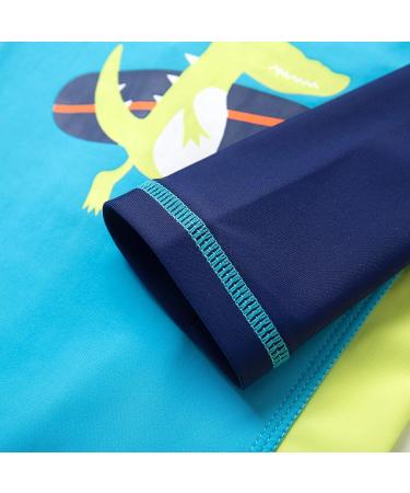 Bonverano Baby Boys Swimsuit - UPF 50+ Sun Protection, Surfing Crocodile Design - 2-3 Years - Buy Online on GoSupps.com