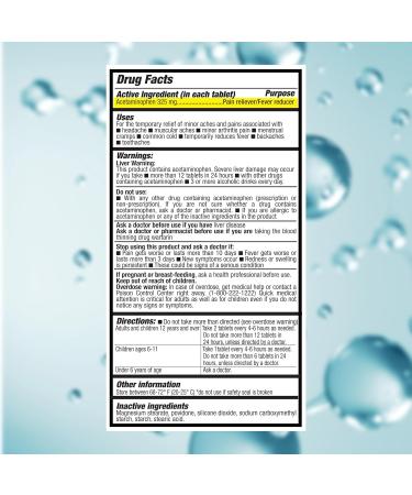 DURALGINA Acetaminophen Tablets | for Headache Muscle Aches Menstrual Cramps Back Pain Toothaches Fever Reducer Fast-Acting Gentle on Stomach Safe for Adults and Teens 12+ 30 Count 2-Pack - Buy Online on GoSupps.com