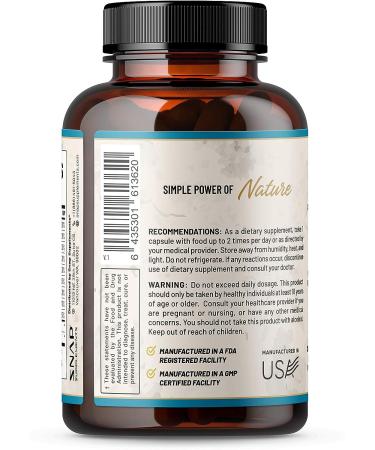 Natural Blood Builder Iron Supplements - 21mg Iron Pills for Anemia, Energy, Metabolism & Digestion - Increase Hemoglobin Levels - Organic Nutrients (60 Capsules) - Buy Online on GoSupps.com