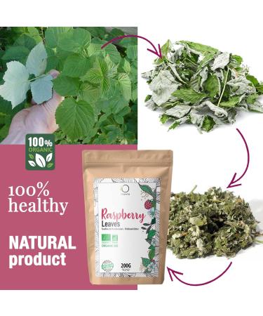 ORIGEENS Organic Raspberry Leaf Tea 200g for Pregnancy, Menstruation & Fertility - Buy Online on GoSupps.com