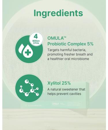 K-Nutra Dentifresh Green - Sugar Free Oral Probiotic Tablets for Bad Breath & Gum Health | 4 Billion CFU Mild Mint Flavor 30 Tablets - International Shipping Available - Buy Online on GoSupps.com