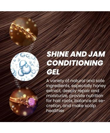 Shine And Jam Conditioning Gel Hair Shine Wax Like Flake Free Hair Gel Hair Pomade Lock Gel With High Shine Extra Strong Hold Hair Pomade For Men And Women - Buy Online on GoSupps.com