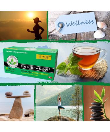 2 Packs - Nature SM Extra Strength Herbal Weight Loss Tea All Natural Ingredients Over 1 Billion Cups Served!!! 20 Count (Pack of 2) - Buy Online on GoSupps.com