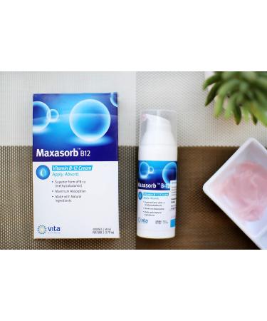 Vitamin B12 Cream 1000mcg Methylcobalamin - Energy & Skin Health Booster for Eczema & Psoriasis - Buy Online on GoSupps.com