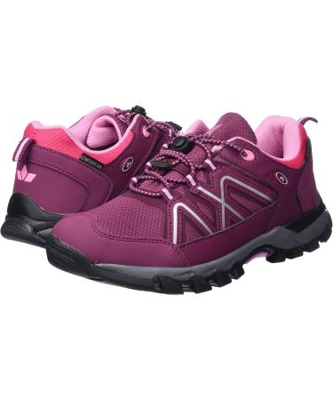 Lico Girls Maine Low Trail Running Shoe 29 EU - Bordeaux Pink | International Shipping Available - Buy Online on GoSupps.com