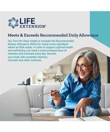 Life Extension Two-Per-Day Tablets - 120 Count | Complete Multivitamin Formula - Buy Online on GoSupps.com