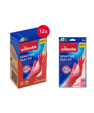 Vileda gloves pink m - medium