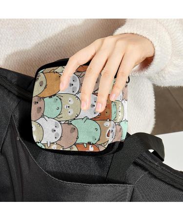 GIAPB Period Bag Sanitary Napkin Storage Pad Holder - Animal Bear Color1132 - Buy Online on GoSupps.com