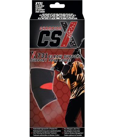 CSX Elbow Sleeve Support Brace | Anatomic Fit | Sport Performance | X-Large | International Shipping Available - Buy Online on GoSupps.com