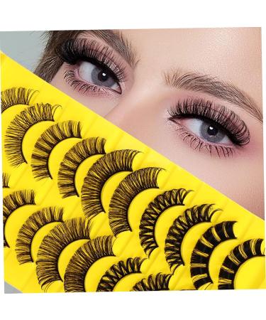 SKISUNO 10 Pairs Eyelashes False Eyelash Fake Eyelash Make up Accessories Fake Lashes Cosplay Eyelash Manga Lashes Cluster Women Makeup Tools Full False Lashes Pointy Extend Vacation Fiber - Buy Online on GoSupps.com