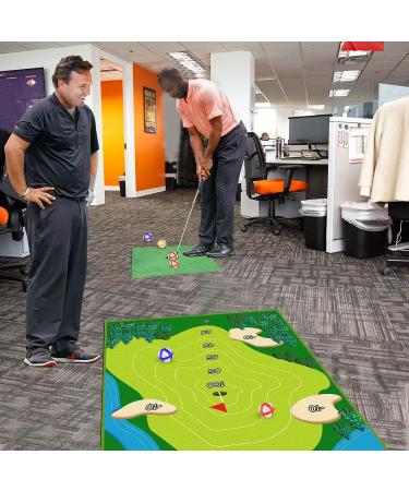 XANGNIER Golf Chipping Game Set with 20 Stick Golf Balls - Giant Size for Adults & Family Indoor/Outdoor Fun | Includes Chipping Mat | Sport & Outdoor Play Toy - Buy Online on GoSupps.com