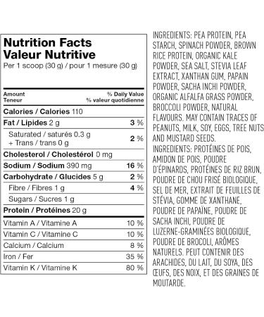 Vega Protein and Greens Vanilla (18 Servings) + Vega Protein and Greens Salted Caramel (17 Servings) Plant Based Protein Powder Bundle - Buy Online on GoSupps.com