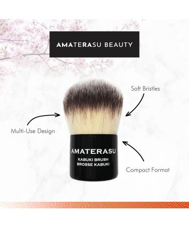 Buy Amaterasu Kabuki Brush - Multi-Use Ultra-Soft Vegan & Cruelty-Free for Powder Foundation Blush & Bronzer - Seamless Blending Tool for All Skin Types - Buy Online on GoSupps.com