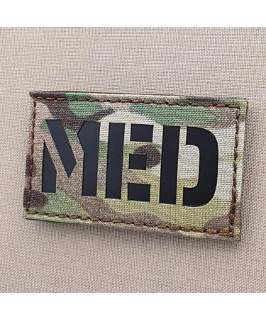 Tactical Freaky MED Medic EMS Lasercut Patch (IR,Multicam)