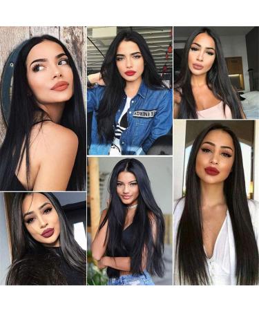 Sawekin Black Long Straight Halloween Wig - Perfect Cosplay Wig for Costume Parties & Carnivals - Buy Online on GoSupps.com
