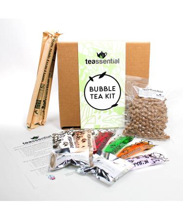 Bubble Tea 6 Classic Flavours Bubble Tea Take Home Kit (Mango Jellies)