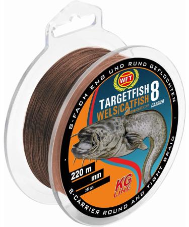 Shop WFT TF8 Catfish Brown 0.60mm 220m 60Kg - Premium Braided Fishing Line for Catfish Fishing | International Shipping Available - Buy Online on GoSupps.com