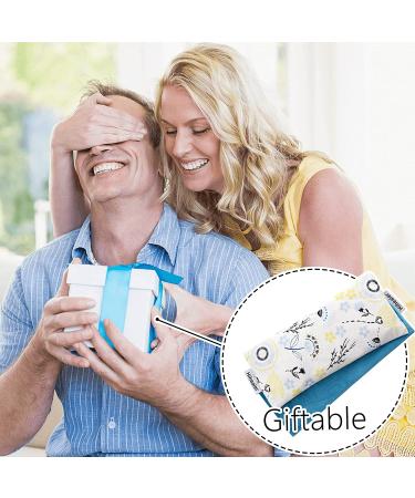 Lavender Aromatherapy Eye Pillow with Extra Cover - Weighted Mask for Relaxation, Yoga, Meditation - Unique Gift for Men, Women, Mom - Spring Dandelion - Buy Online on GoSupps.com