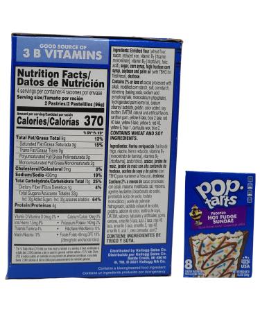 Pop-Tarts Variety Pack - Frosted Chocolate Flavors - S'mores, Cookies & Cream, Chocolate Fudge, Hot Fudge Sundae - 8 Count (Pack of 4) with Bonus Cleaning Cloth - Buy Online on GoSupps.com