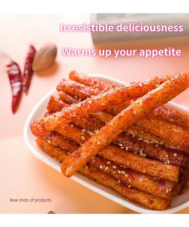 MKSDDF -Latiao 68g * 3 Packs Of Spicy Strips Chinese Classic Snacks Vegetarian Snacks Casual Snacks Spicy Snacks Latio Snac - Buy Online on GoSupps.com
