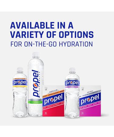 Propel Zero Calorie Sports Water Variety Pack - 12 Count, 16.9 Fl Oz Bottles with Electrolytes and Vitamins C&E - Buy Online on GoSupps.com