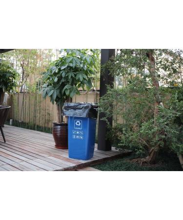 RTBQJ-AT Black Garbage Bags - 240L 50 Extra Large Strong & Durable for Home Garden & Office Use | International Shipping Available - Buy Online on GoSupps.com