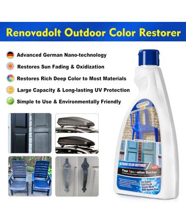 Outdoor Color Restorer 16.5oz - Revive Faded Plastic & Vinyl Shutters Protects from Sun Damage & Oxidation - International Shipping Available - Buy Online on GoSupps.com