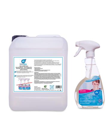 KaiserRein Odor Neutralizer Air Cleaner 0.5L + 5 L Canister Odor Remover Spray Car Textile Urine Cat Dog 5.5 L