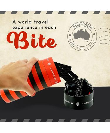 Australian Black Licorice Chews - Gourmet Candy (1 lb) | Licorice.com - Buy Online on GoSupps.com