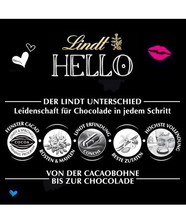 Lindt Hello Tafel Vegan Salted Caramel Chocolate 100g | Delicious Vegan Treat with Cocoa & Almond | Perfect Gift for Chocolate Lovers - Buy Online on GoSupps.com