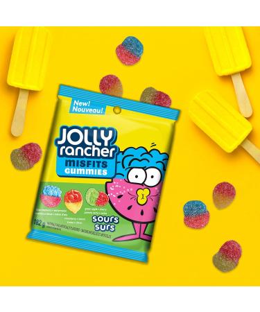 Jolly Rancher Misfits Assorted Sour 10 x 182g - Buy Online on GoSupps.com