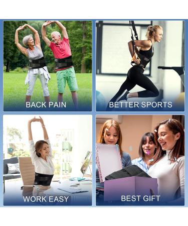 Lower Back Brace for Women | Pain Relief Adjustable Posture Corrector Lumbar Support - M Size - Buy Online on GoSupps.com