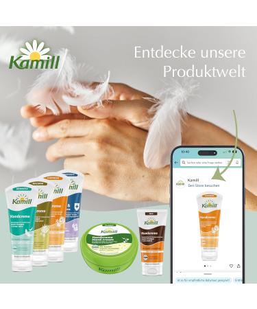  Kamill Kamill Classic Hand Cream 100ml - Vegan Cream - Organic Chamomile Hand & Nail Care in Travel Size - Soothing Protecting & Moisturizing - Buy Online on GoSupps.com