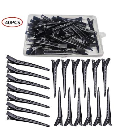Huaziz 40 Pcs 9cm Alligator Hair Clips - Durable Metal Hairpins for Hairstyles Tinkering & Accessories - Black Crocodile Hair Clips - Buy Online on GoSupps.com