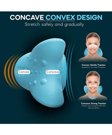 Neck Stretcher Cervical Traction Device for Muscle Tension Relief and Headache Relief | Chiropractic Pillow for Neck and Shoulder Relaxation - Buy Online on GoSupps.com