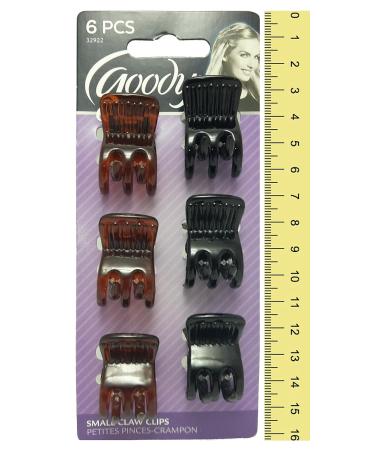 Goody Women's Classics Mini Claw Clips - 6 Pack - Buy Online on GoSupps.com
