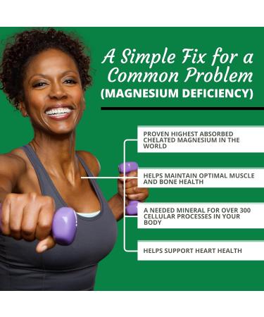 Optimal Health Systems Magnesium | Patented Magnesium Glycinate 432 mg | Supports Muscle Function | Heart Health Support Blend | 90 Capsules - Buy Online on GoSupps.com