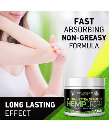 Health Revolution Hemp Cream - Natural Pain Relief and Skin Care Solution - Buy Online on GoSupps.com