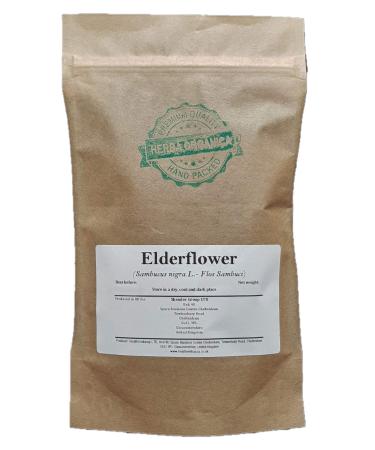Herba Organica Elderflower Herbal Tea - Sambucus Nigra L - Fleurs De Sureau Tisane (50g)
