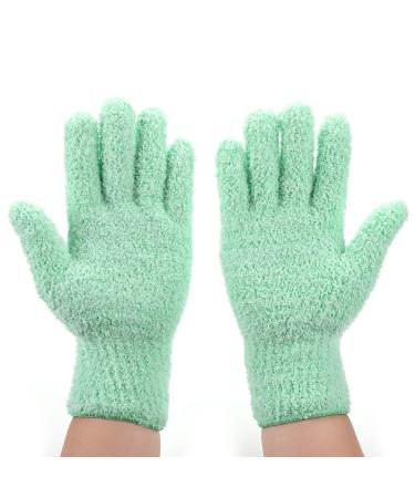 2 Pairs Microfiber Dusting Gloves for Efficient Cleaning - Pink & Light Green - Buy Online on GoSupps.com