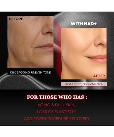 TSJ Bio NAD+ Energy Revitalizing Cream - Premium Daily Moisturizer with NAD+ 50 000PPM Resveratrol & 9 Growth Factor Complex - Buy Online on GoSupps.com